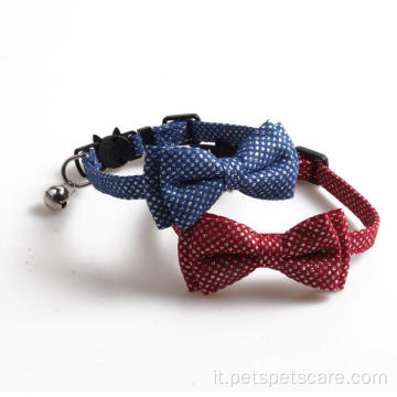 Collar di lusso Animali carini cat wo con papillon collare